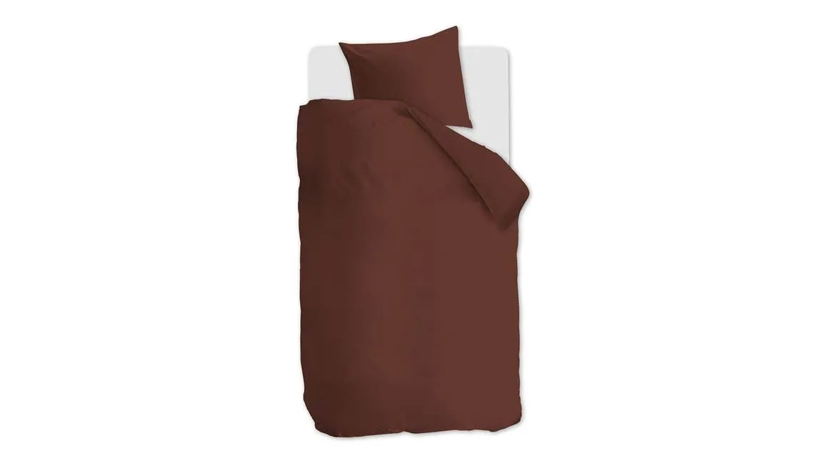 At Home Casual housse de couette marron