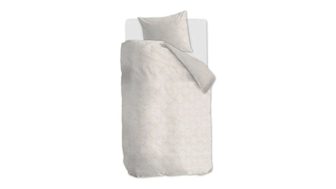 At Home Effet housse de couette blanc