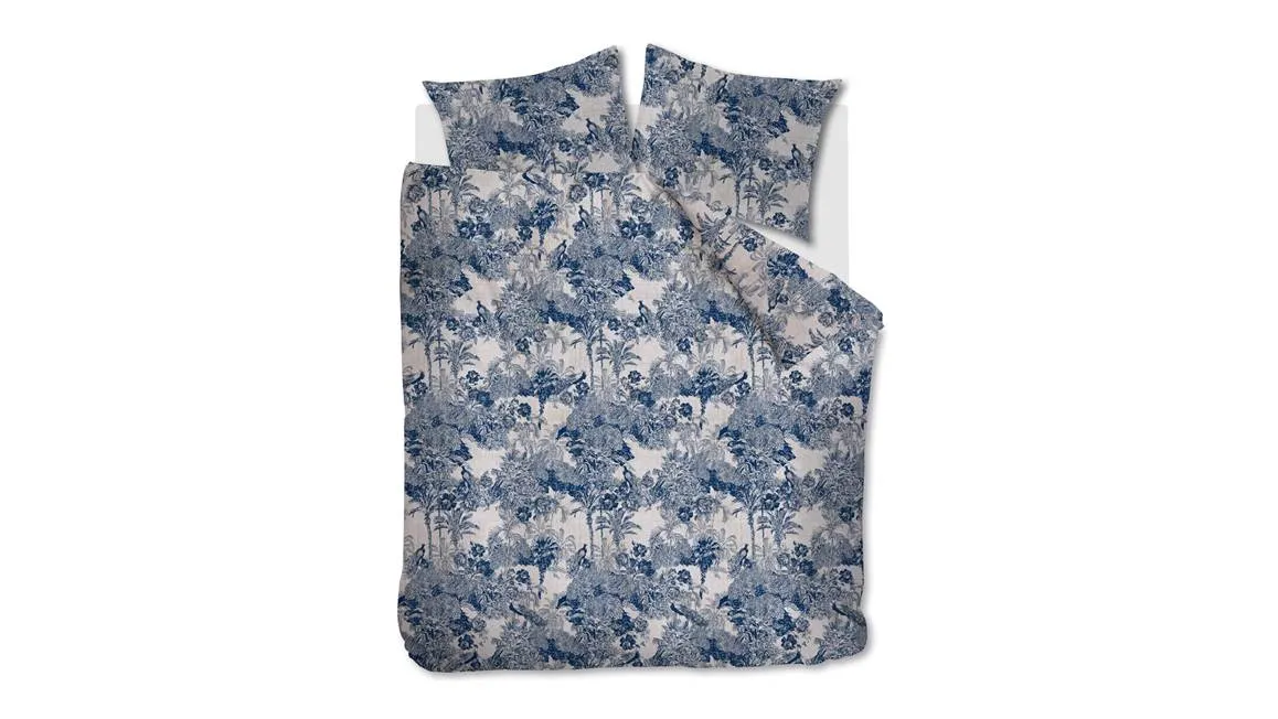 At Home Esquisse housse de couette bleu