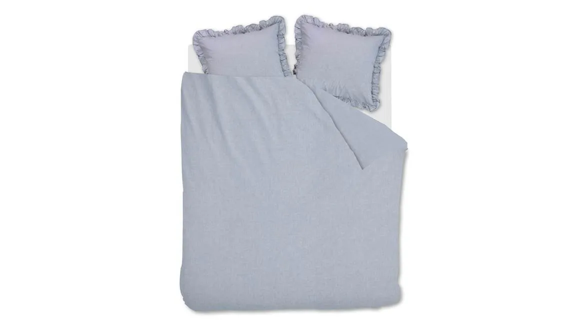 At Home Flamboyant housse de couette gris bleu