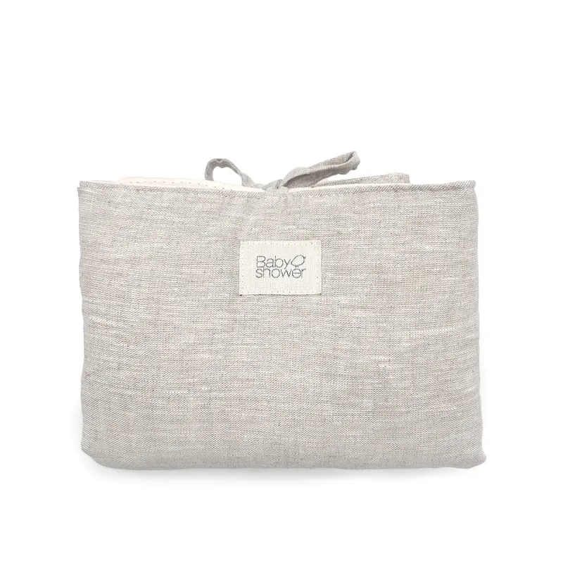 audrey mini changing pad 100% linen