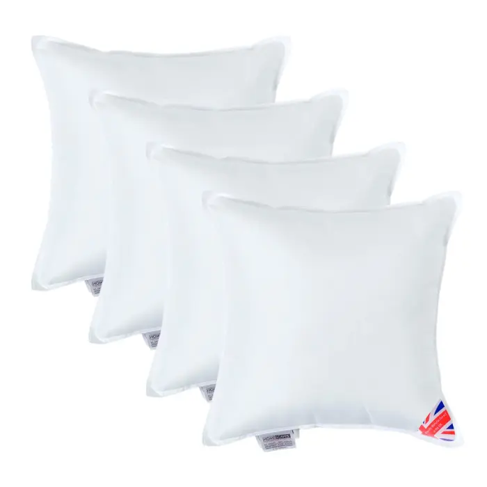 Coussin de garnissage en Microfibre, 40 x 40 cm – Lot de 4