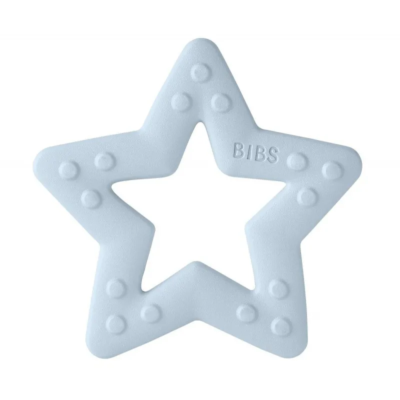baby blue star teether
