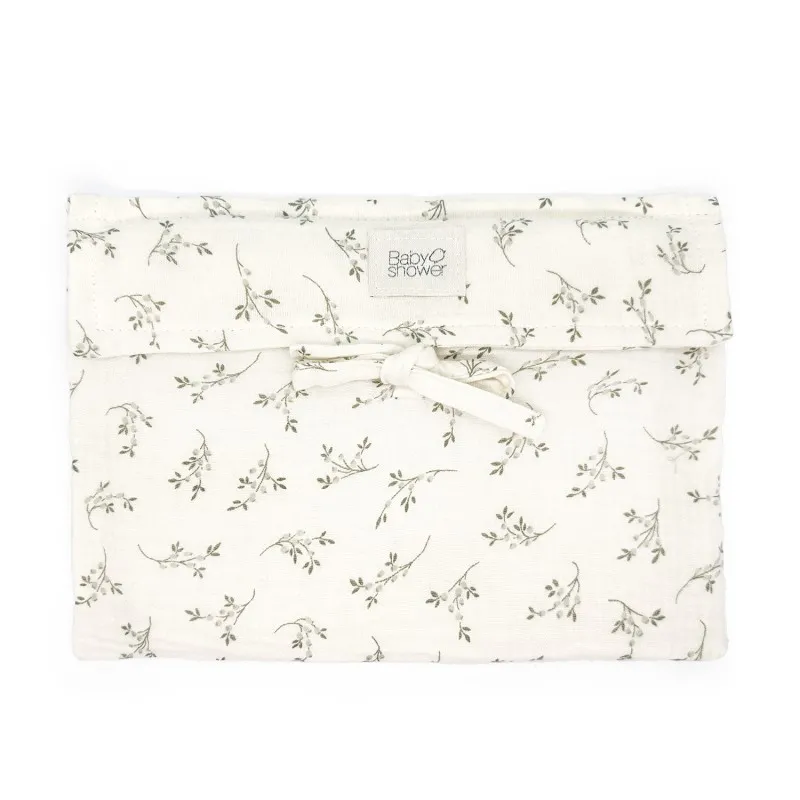baby clouth poch olive bloom