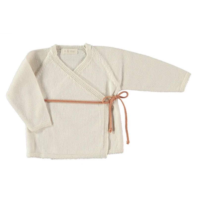 baby sweater li&me crossed clay enzo
