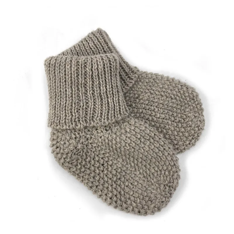 baby tricot socks autumn forest