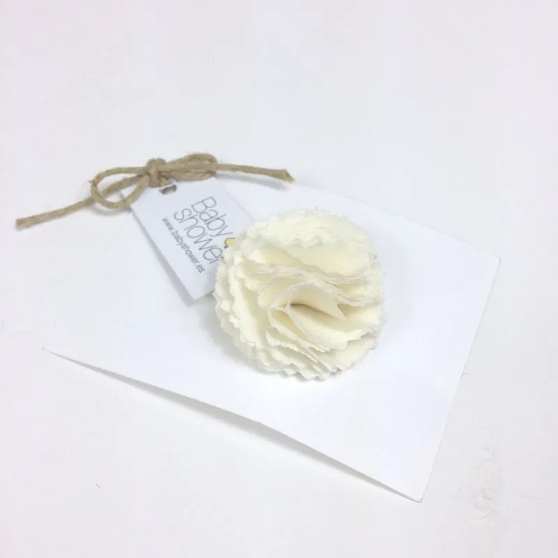 babyclip pompom white