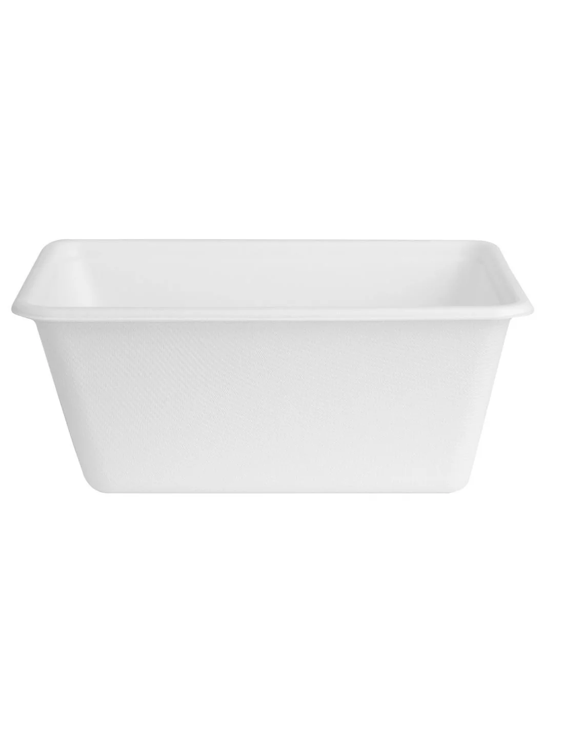 Barquettes alimentaires en bagasse Fiesta Compostable 1000ml (lot de 100)