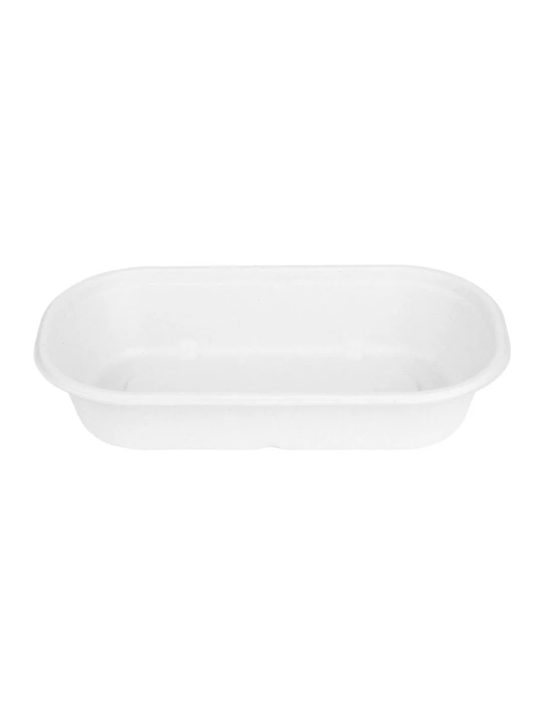 Barquettes ovales en bagasse Fiesta Compostable 850ml (lot de 100)