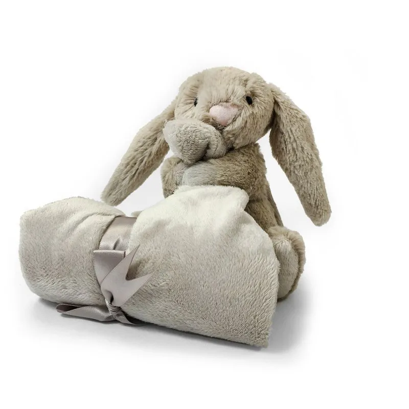 beige bashful jellycat bunny soother