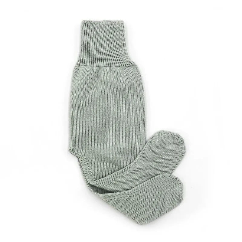 grey tricot baby gaiter