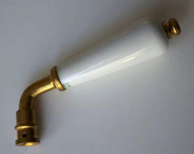 bequille poignee de porte en porcelaine et laiton J.M Limoges
