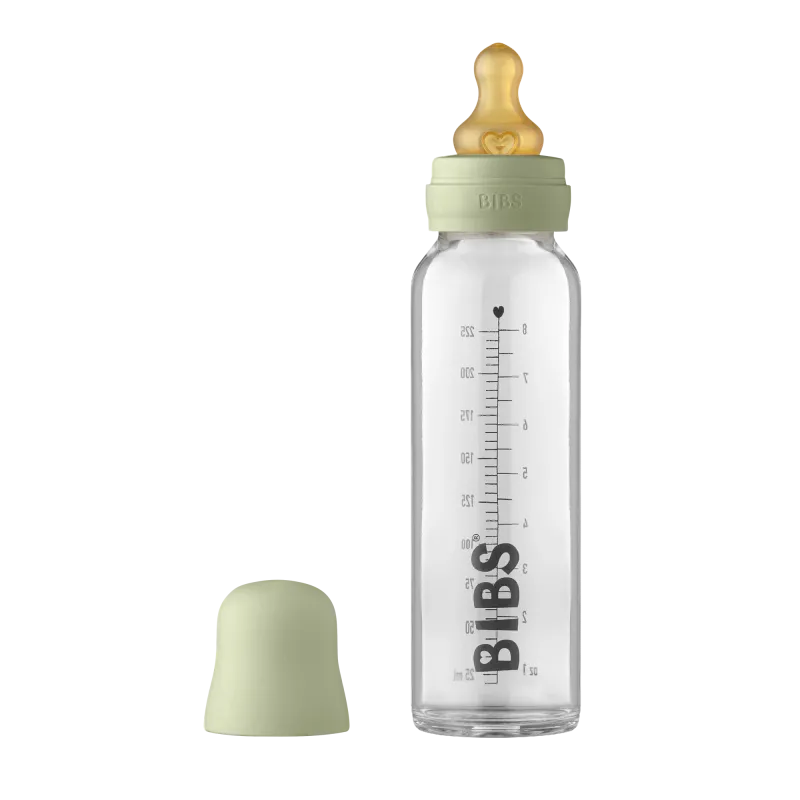 biberon cristal bibs sage 225 ml.