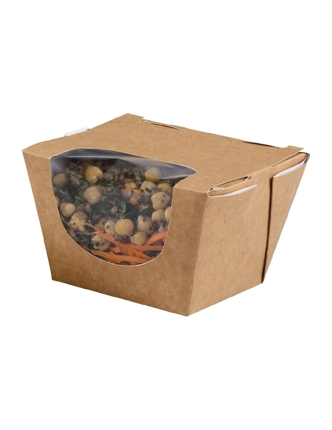 Boîtes salade kraft profondes compostables Zest Colpac 900 ml (lot de 250)