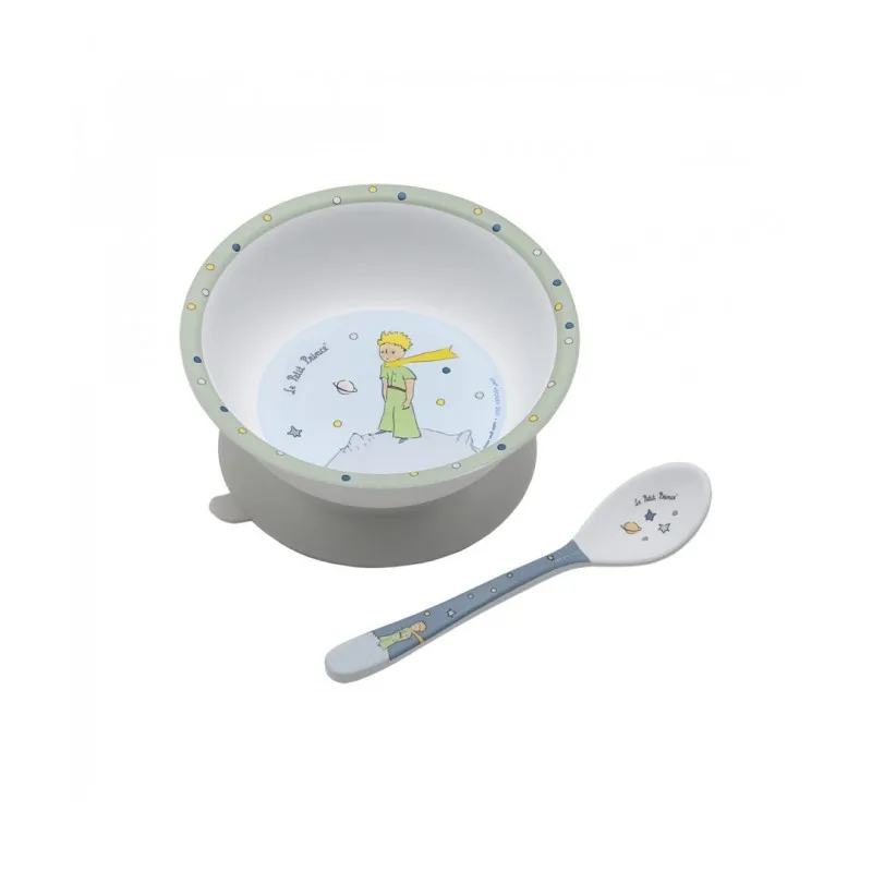bol petit jour avec ventouse et cuillère le petit prince