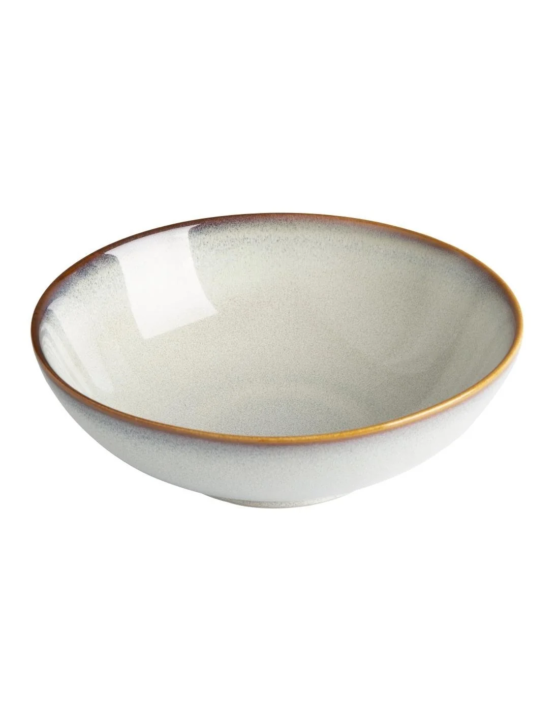 Bols évasés Olympia Drift gris uni 205 mm (lot de 4)