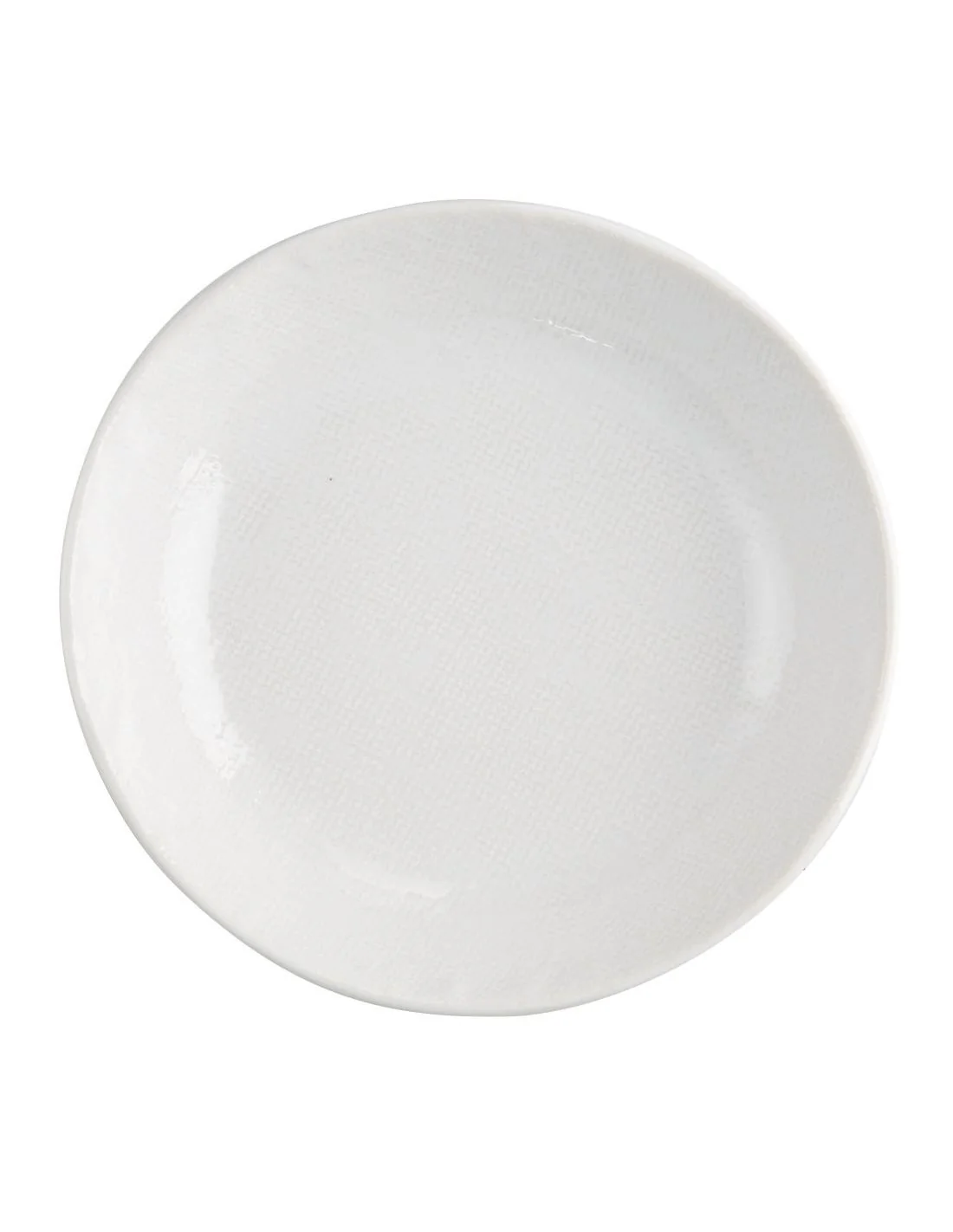 Bols plats Olympia Denim White 220 mm (lot de 6)