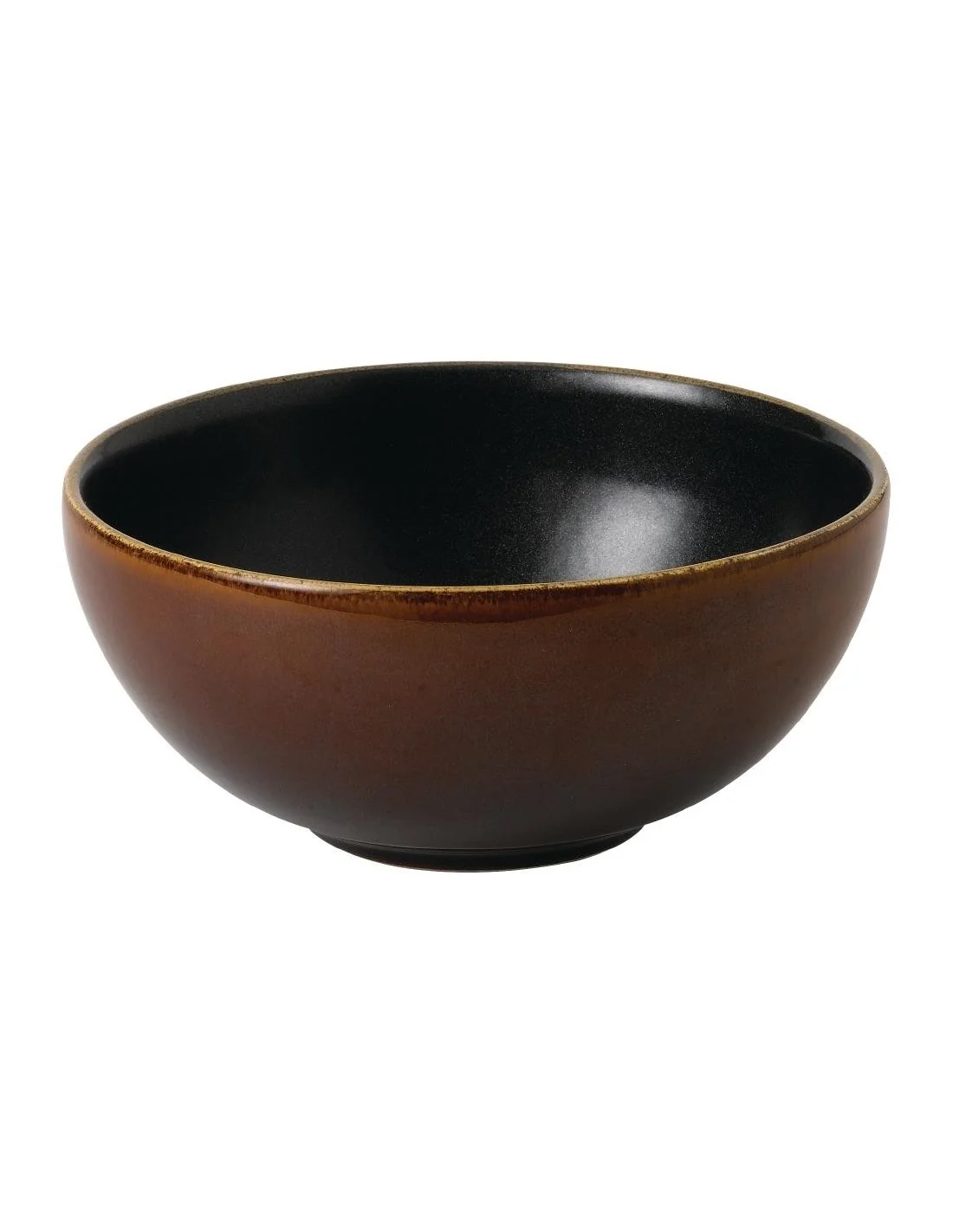 Bols profonds Churchill Super Vitrified Nourish Siena Brown 770ml (Lot de 6)