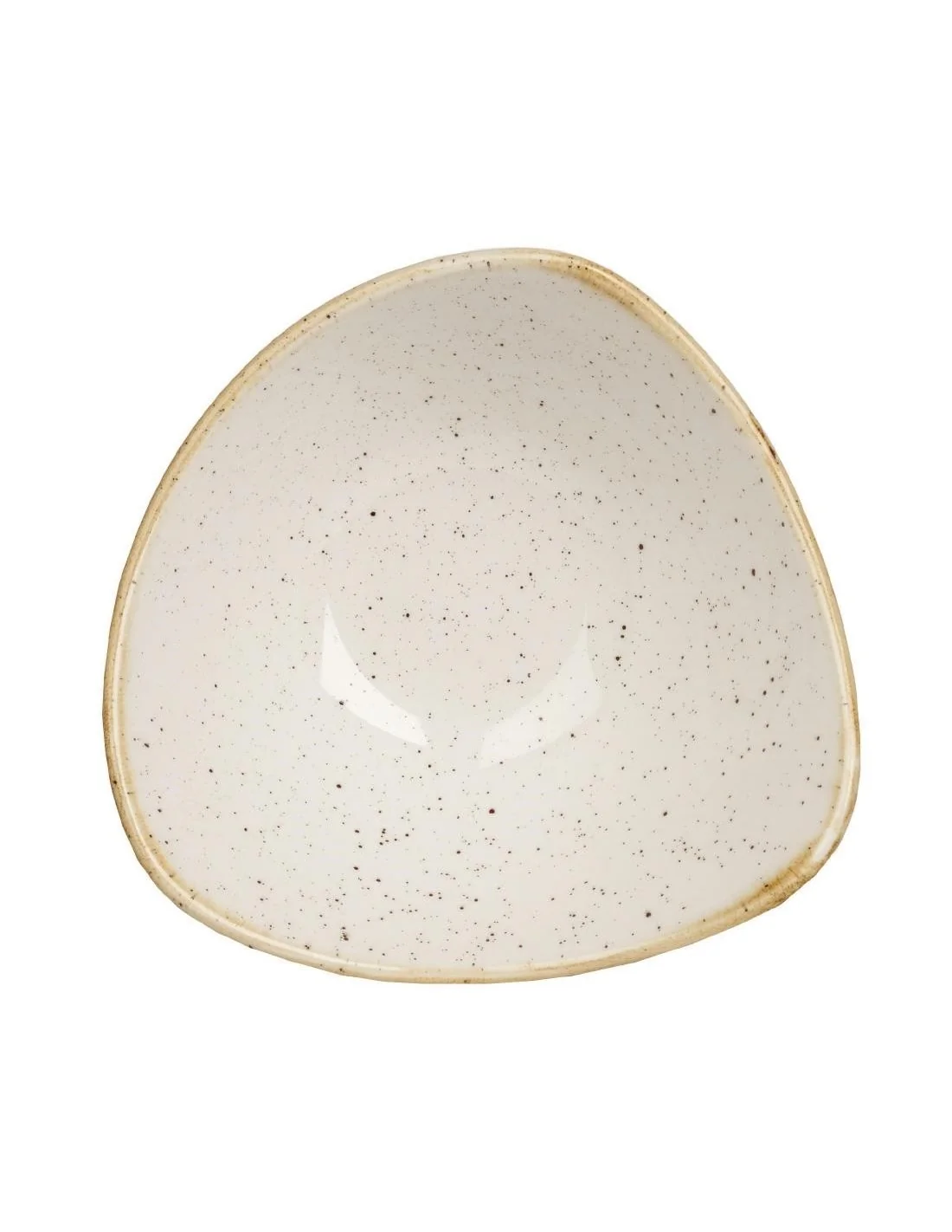 Bols triangulaires Churchill Stonecast Barley White 178mm (Lot de 12)
