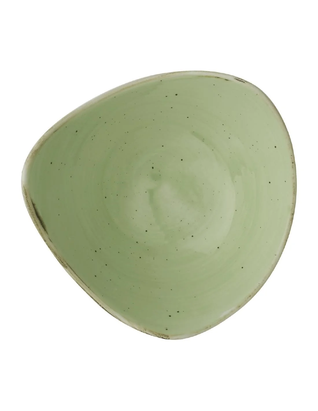 Bols triangulaires Churhill Stonecast Sage Green 185mm (Lot de 12)