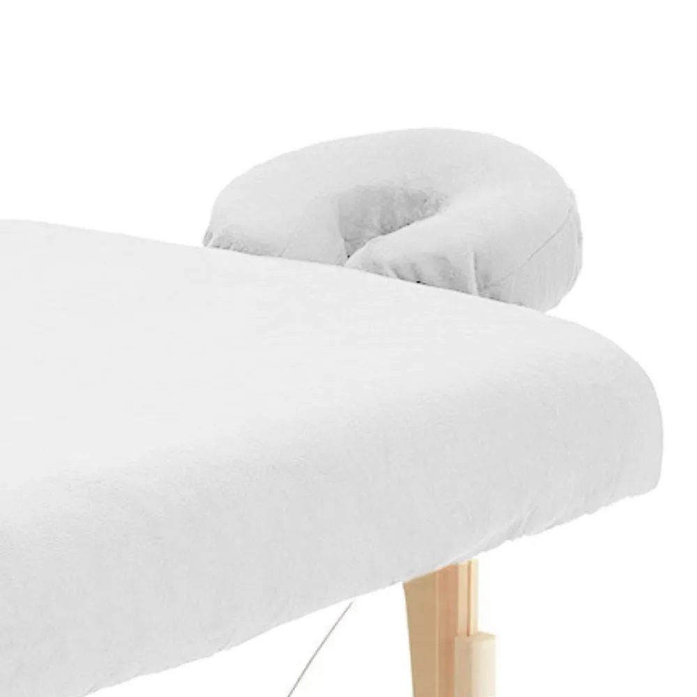 ZenGrowth Serenza Drap-housse en microfibre avec housse appui-tête blanc