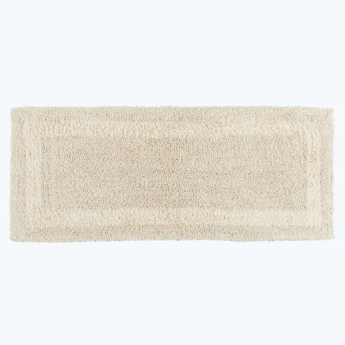 Tapis de bain long en coton, 40 x 100 cm