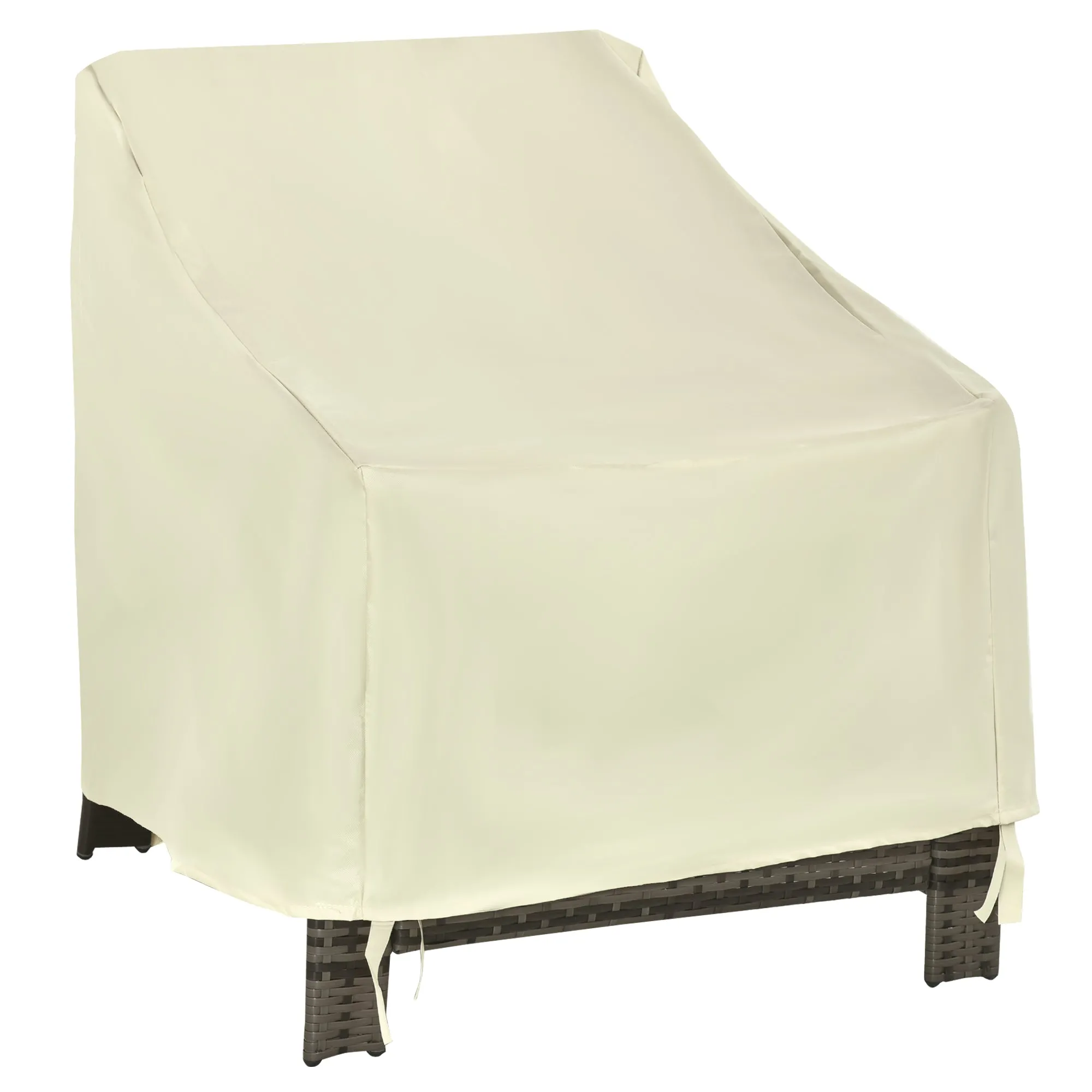68x87x44-77cm 600D Oxford Cloth Furniture Cover Single Chair Garden Patio Outdoor Protector Waterproof