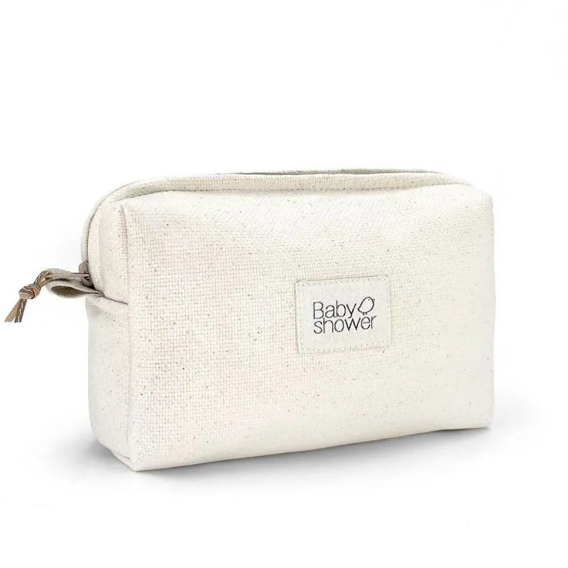 camila toiletries case canvas ivory