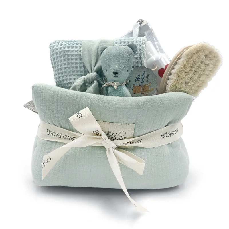 cesta regalo bath basics sage