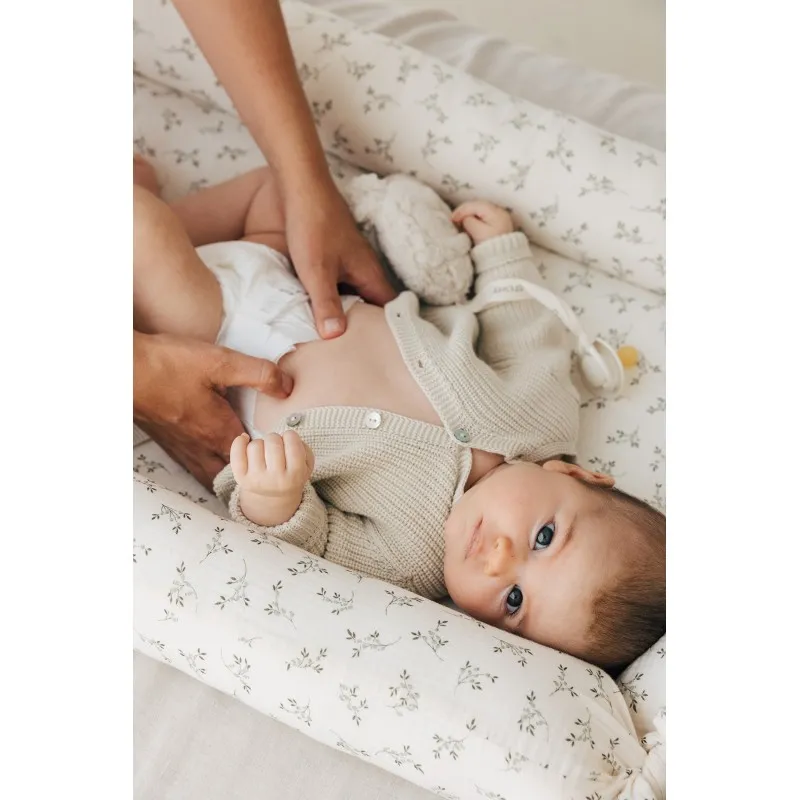 gilet bebe canale beige