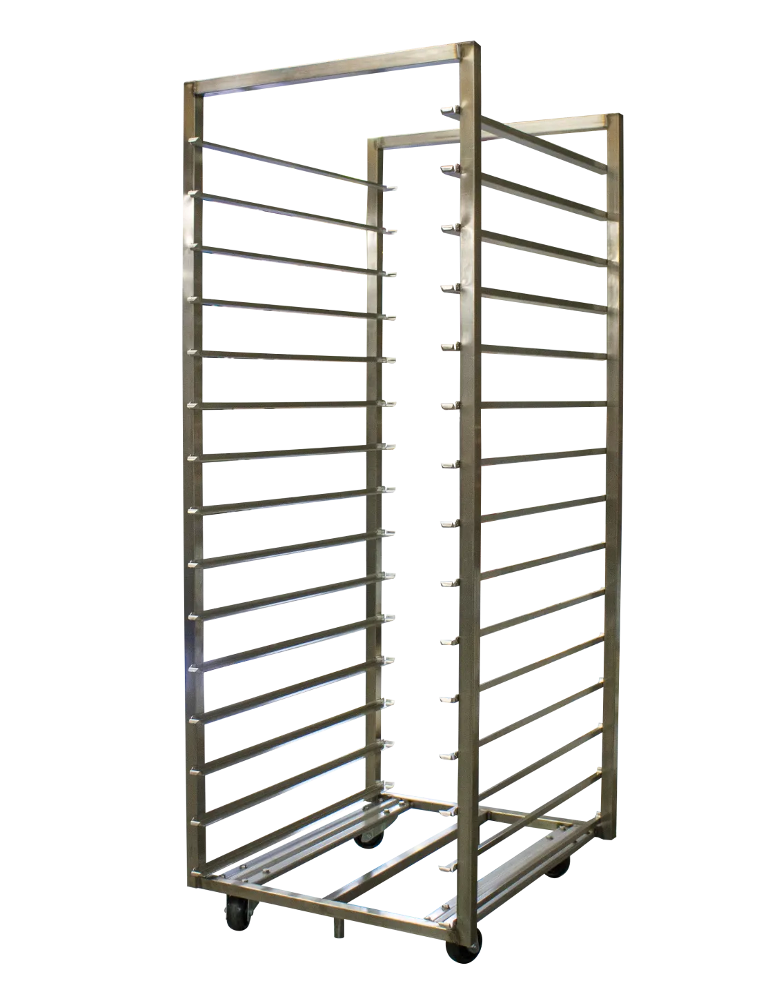 CHARIOT DE CUISSON 400X600 16 NIVEAUX FOUR FIXE EUROFOUR 9P12B ET CF80 L (en mm) : 468 - P (en mm) : 617 H (en mm) : 1 720