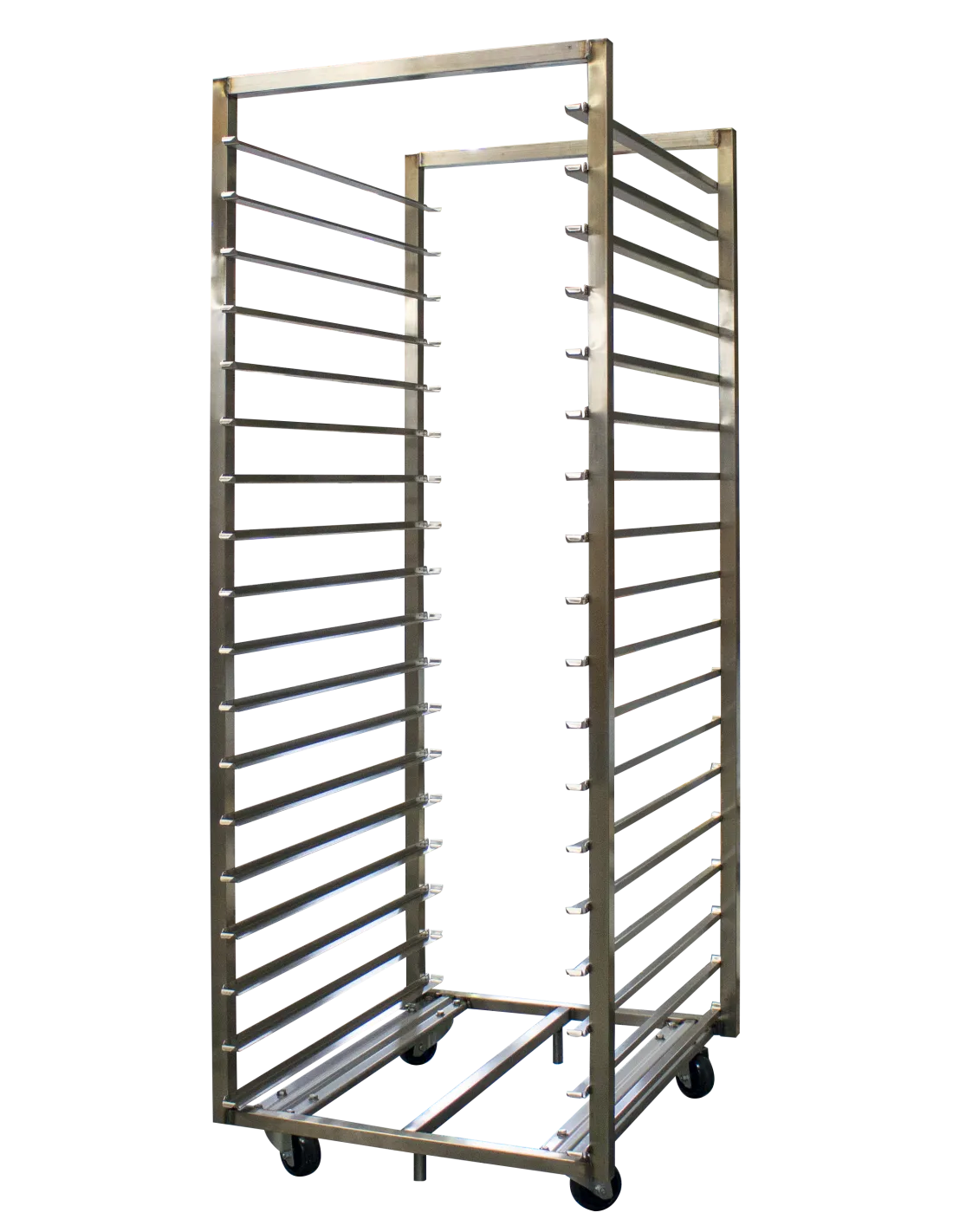 CHARIOT DE CUISSON 400X800 18 NIVEAUX FOUR FIXE BONGARD TYPE 8.43 FE L (en mm) : 458 - P (en mm) : 825 H (en mm) : 1 820