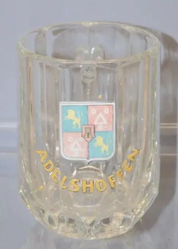 -CHOPE ANCIENNE BIERE ADELSHOFFEN émaillé avec un Blason 6/20 l COLLECTION  D