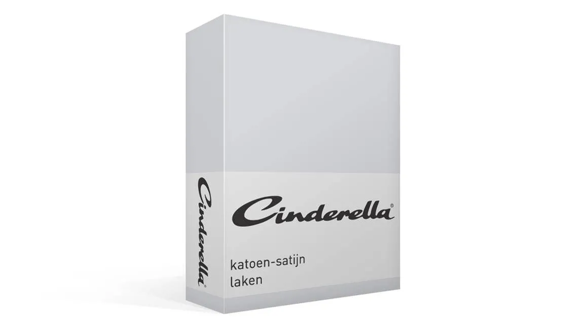 Cinderella drap satin gris clair