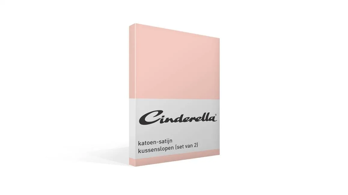 Cinderella taies d'oreiller satin (lot de 2) terracotta