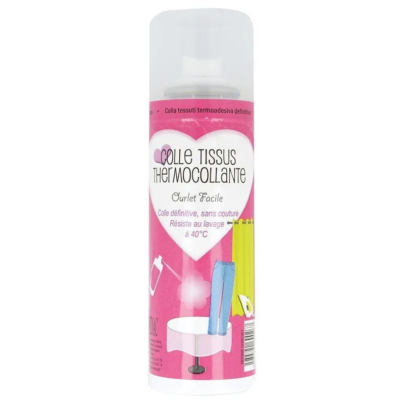 Colle spray ourlet Transparent -