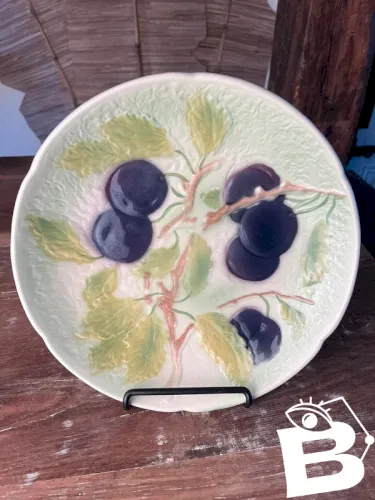 Compotier bas en barbotine Saint-Clément