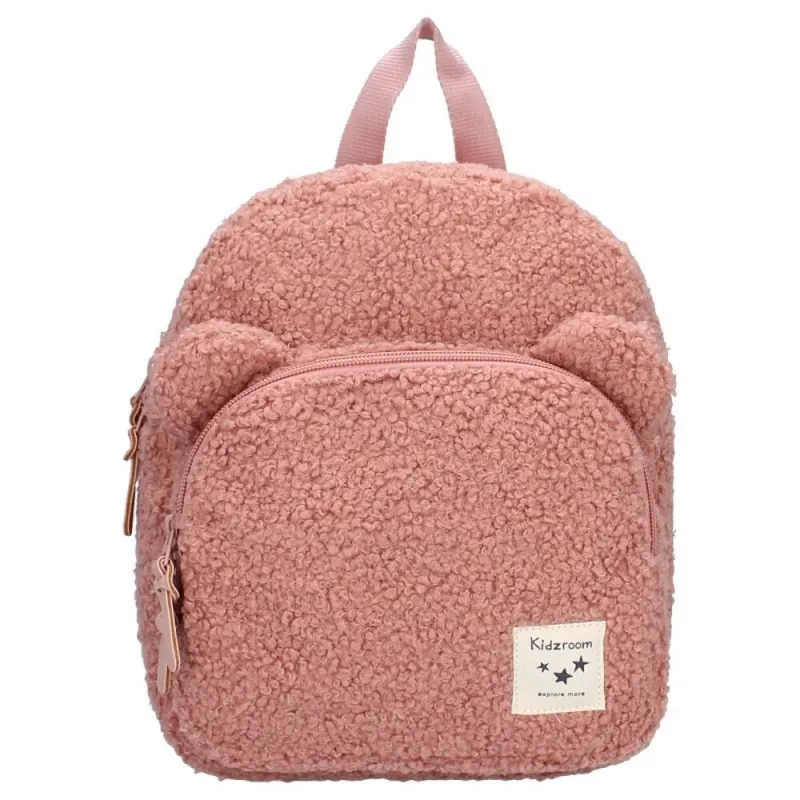 kidzroom beary excited pink backpack