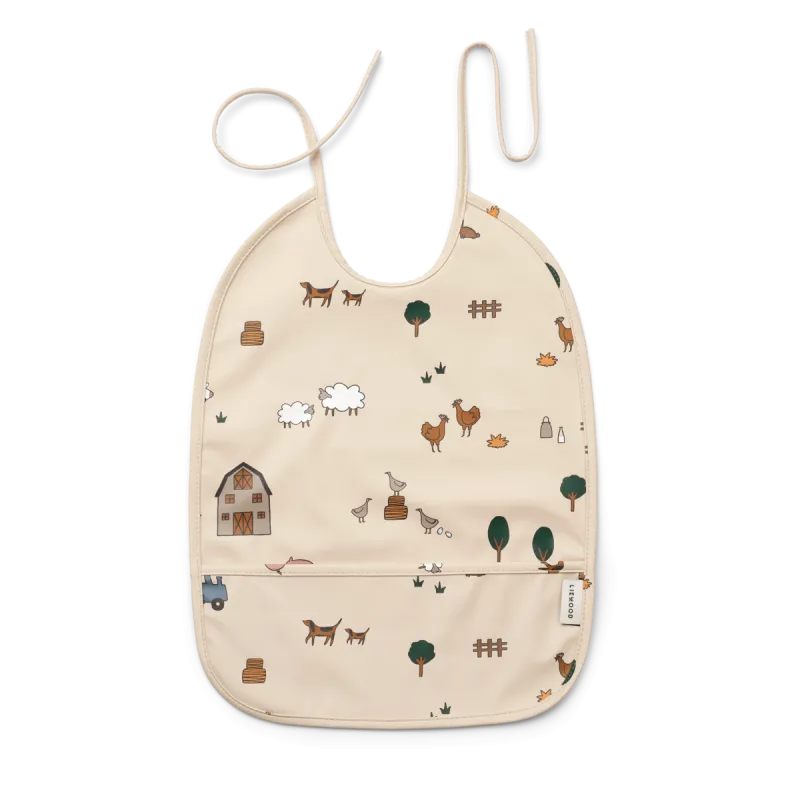 liewood lai farm//sandy waterproof bib