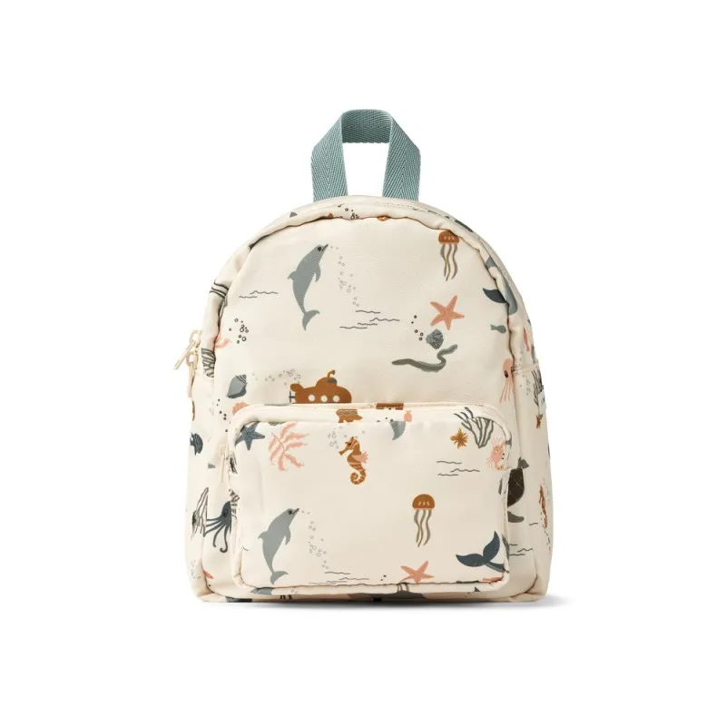 liewood allan backpack sea creature/sandy