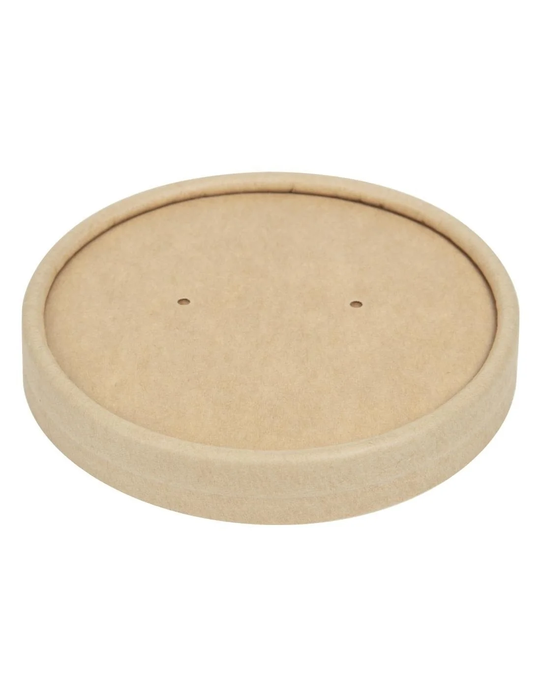 Couvercles pour bols à soupe kraft micro-ondables recyclables Colpac 225ml et 350ml (lot de 500)