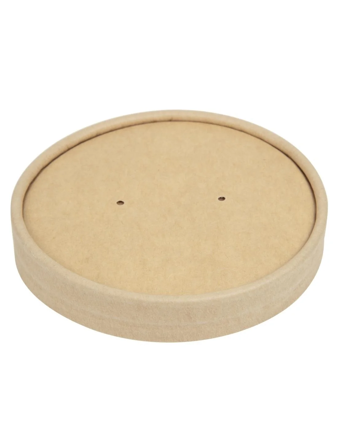 Couvercles pour bols à soupe kraft micro-ondables recyclables Colpac 450ml (lot de 500)