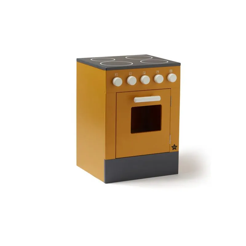 cuisine en bois jaune