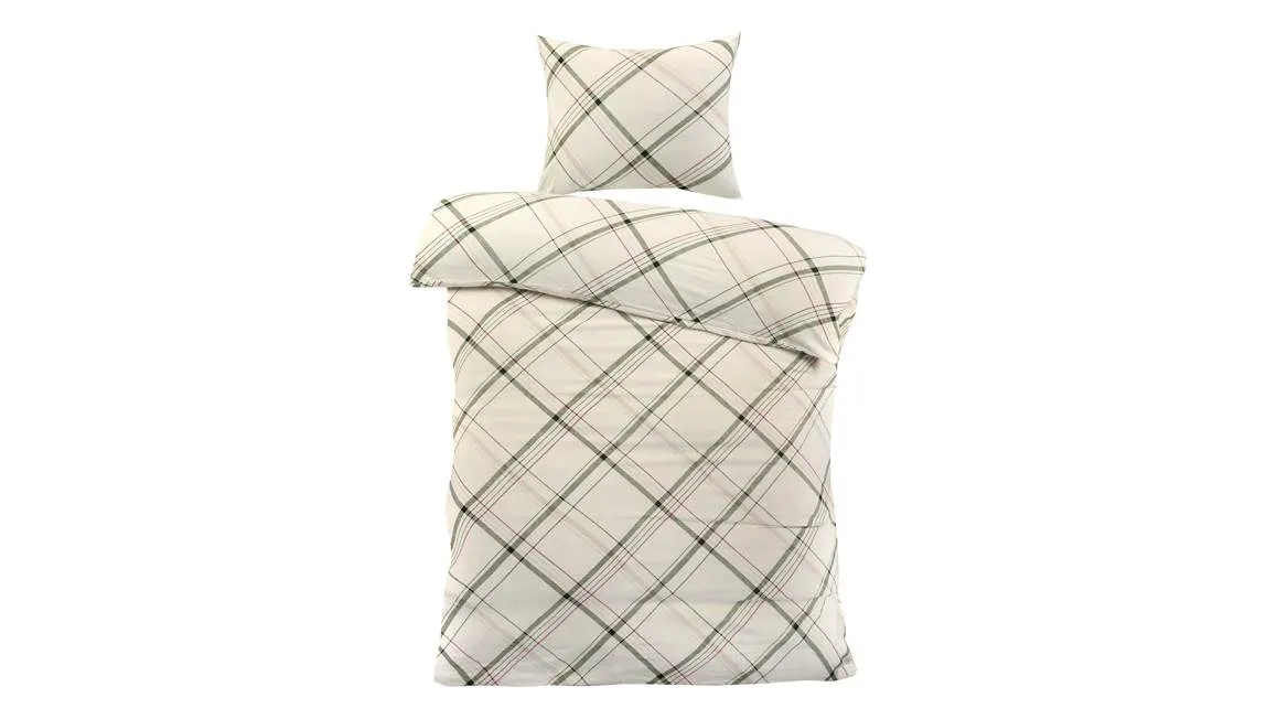 Day Dream Serfaus housse de couette en flanelle blanc cassé