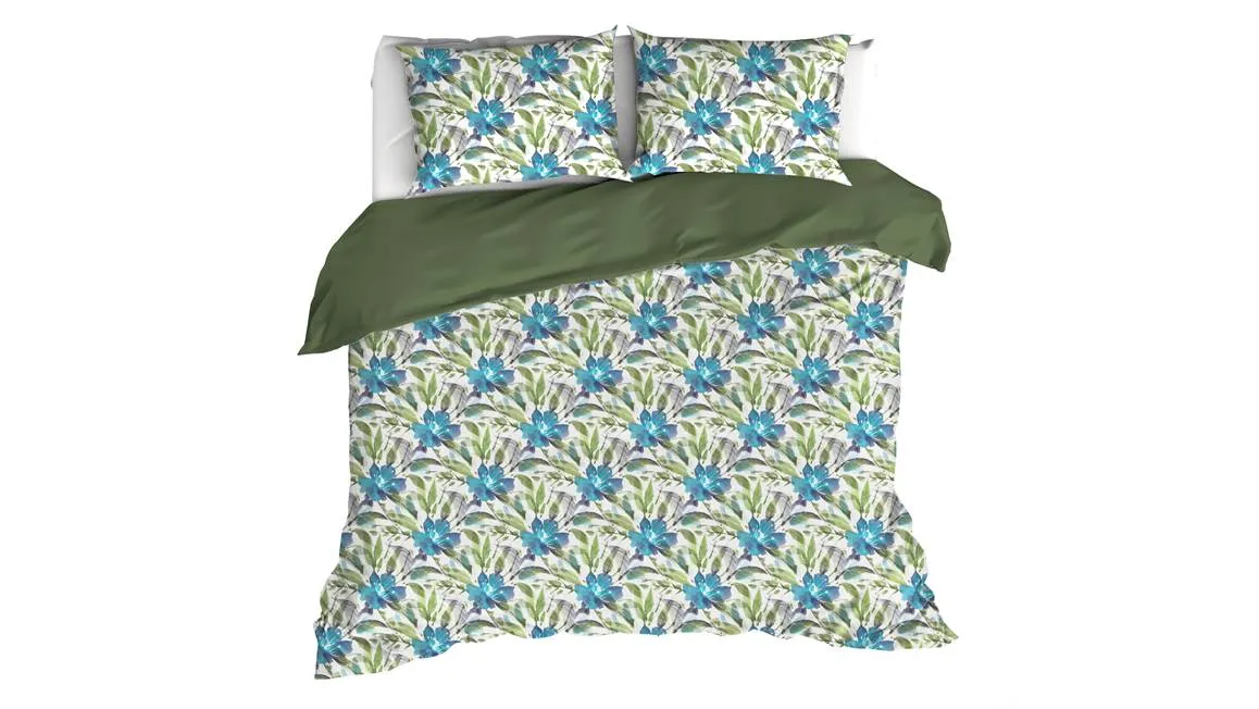 De Witte Lietaer Campanule housse de couette bleu