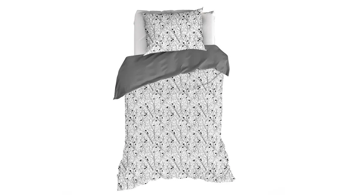 De Witte Lietaer Charlie housse de couette noir