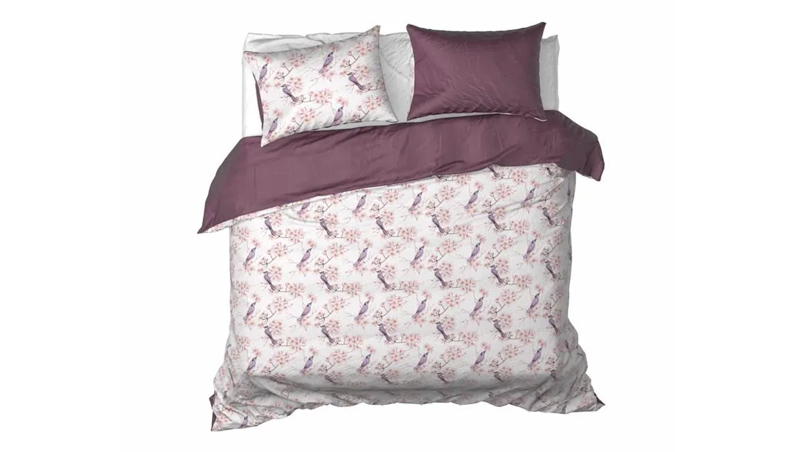 De Witte Lietaer Etourneau housse de couette mauve