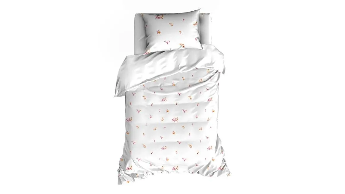 De Witte Lietaer Fiorello housse de couette ocre-rose