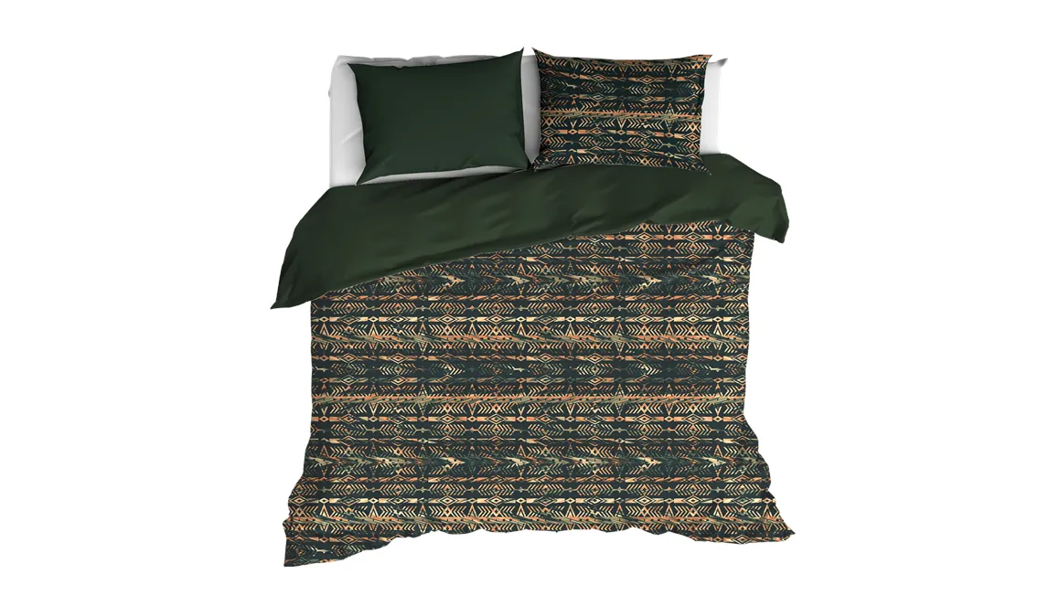 De Witte Lietaer Rufus housse de couette en flanelle kaki