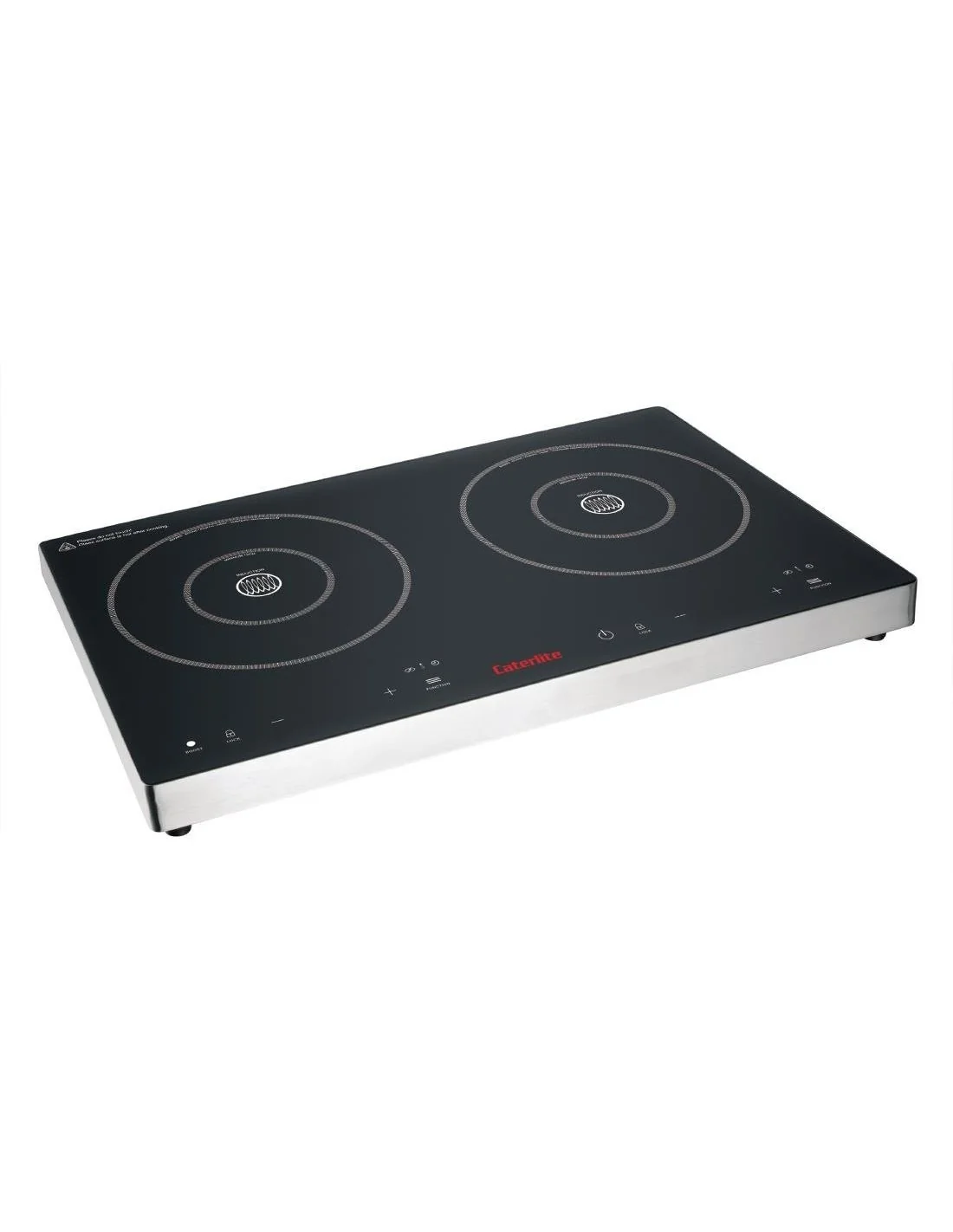 Double plaque de cuisson induction à commande tactile Caterlite 3 kW